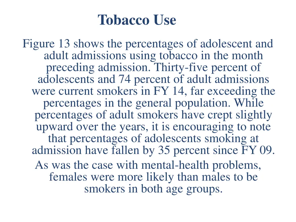 tobacco use