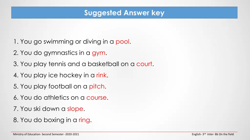 suggested answer key 1