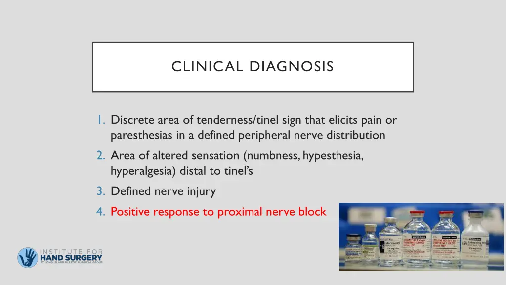 clinical diagnosis