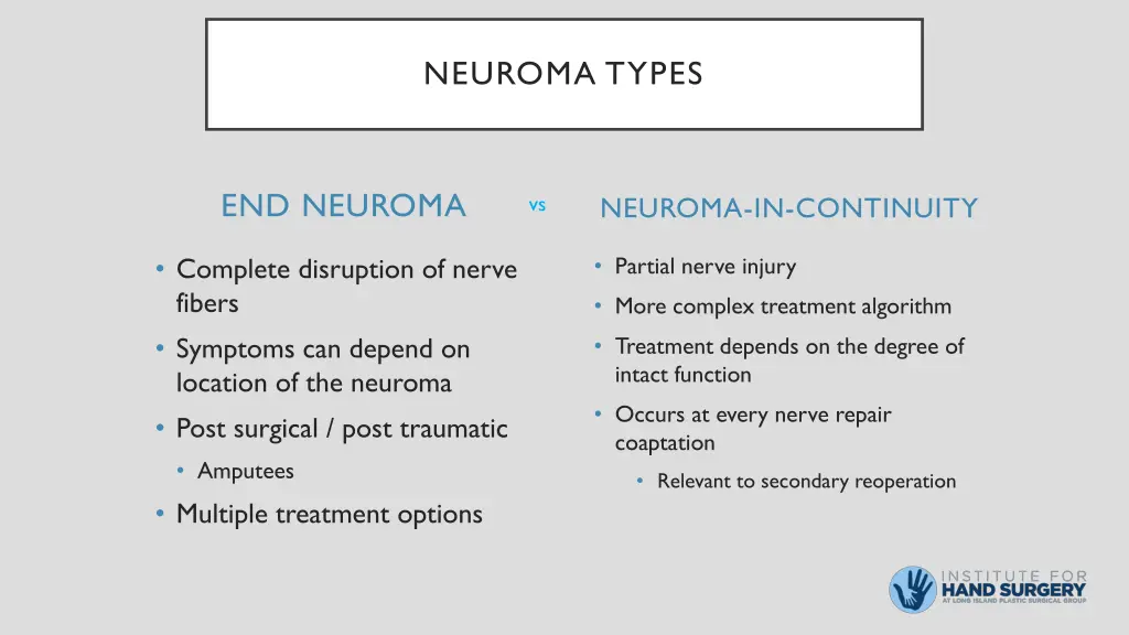 neuroma types