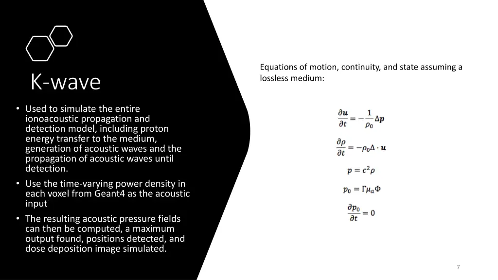 equations of motion continuity and state assuming