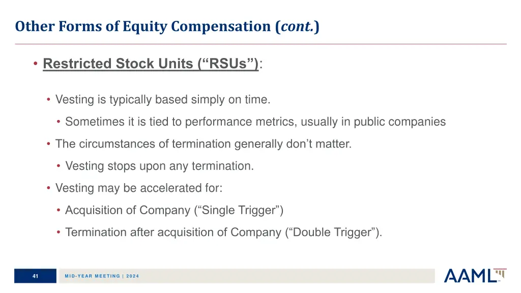 other forms of equity compensation cont 1