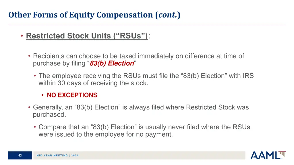 other forms of equity compensation cont 3