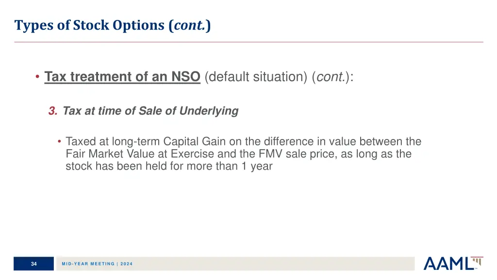 types of stock options cont 4