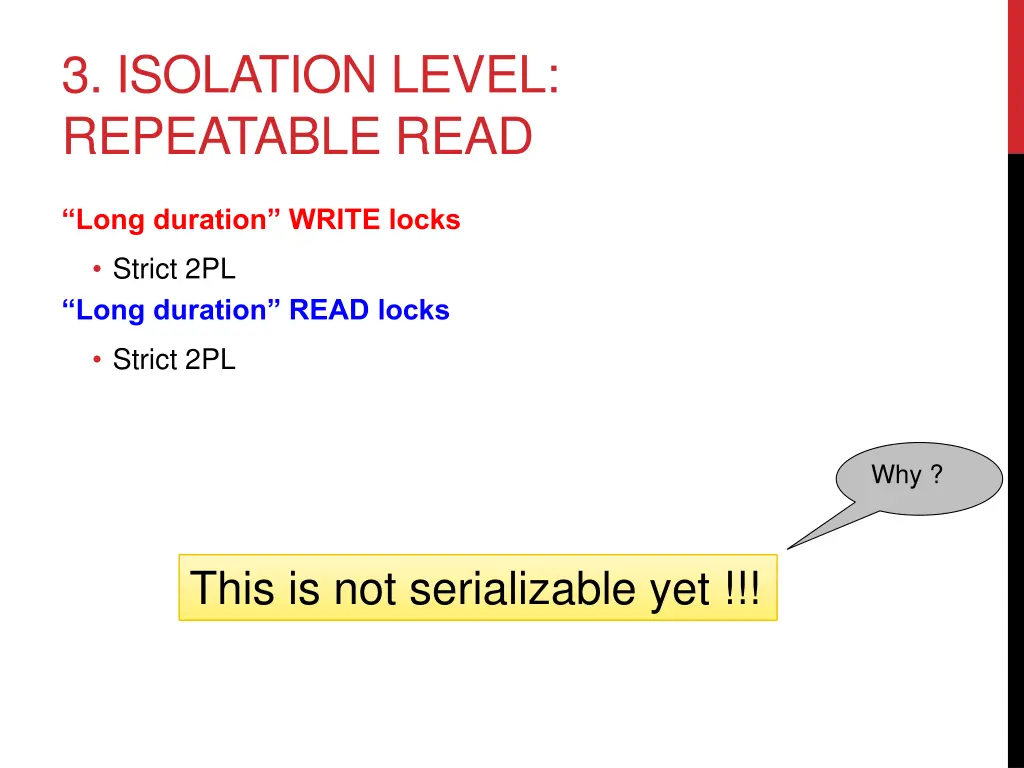 3 isolation level repeatable read