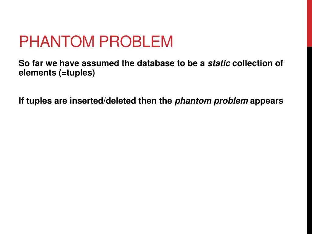 phantom problem