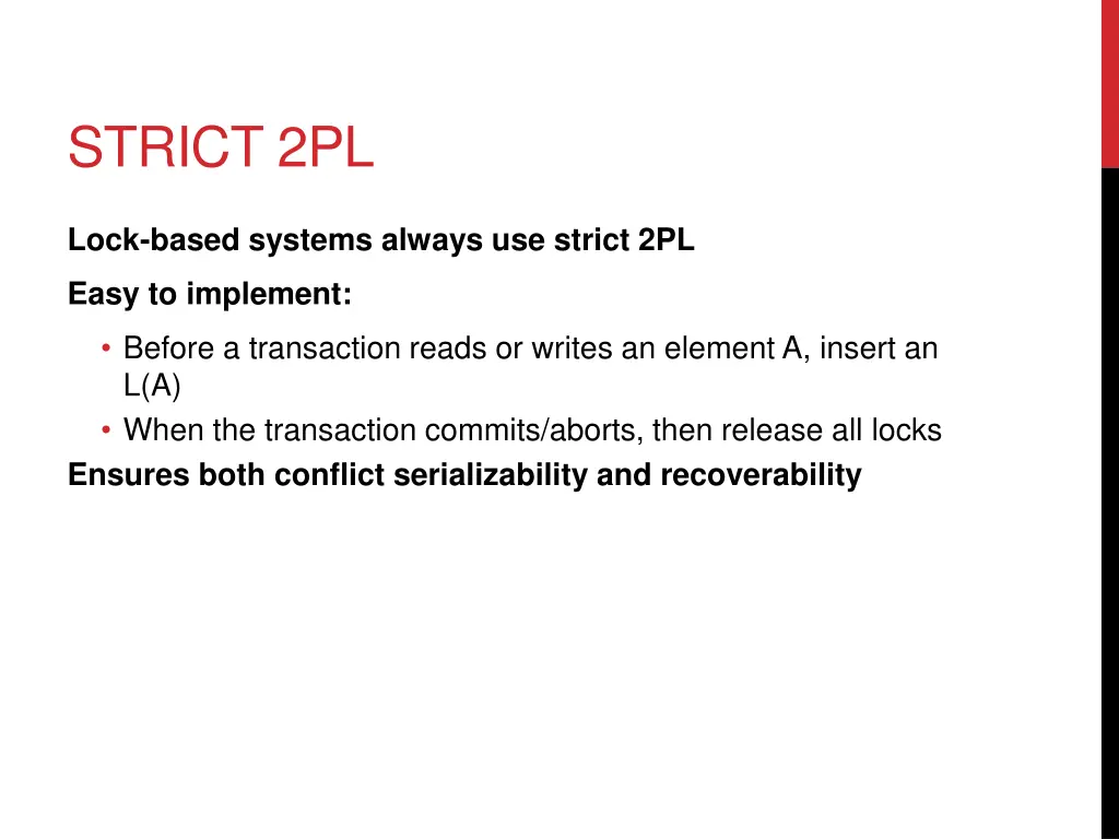 strict 2pl 1