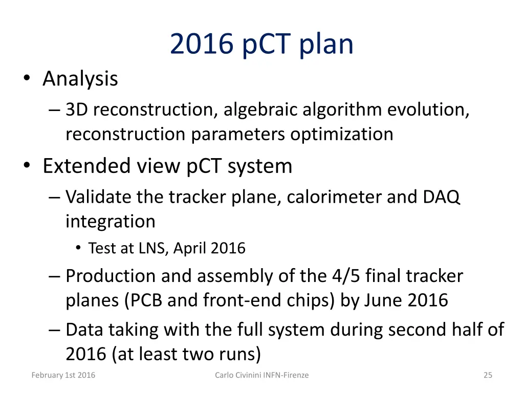 2016 pct plan