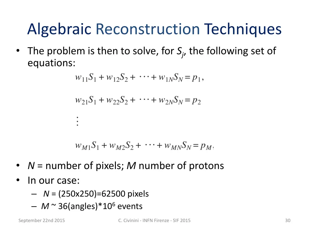 algebraic reconstruction techniques 2