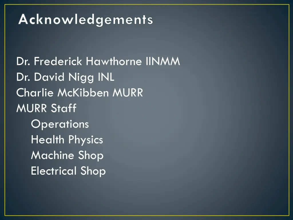 acknowledgements