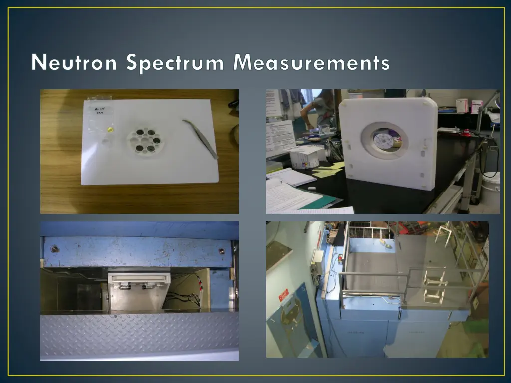 neutron spectrum measurements