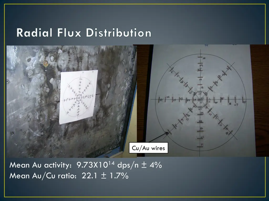 radial flux distribution