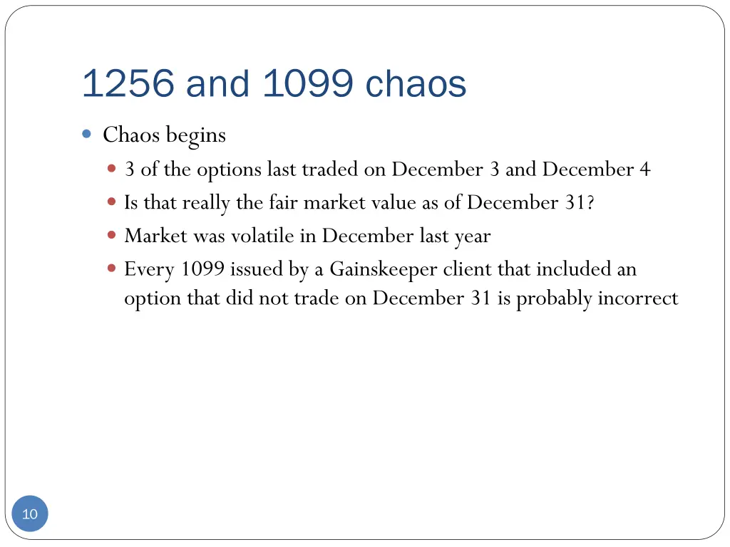 1256 and 1099 chaos 8