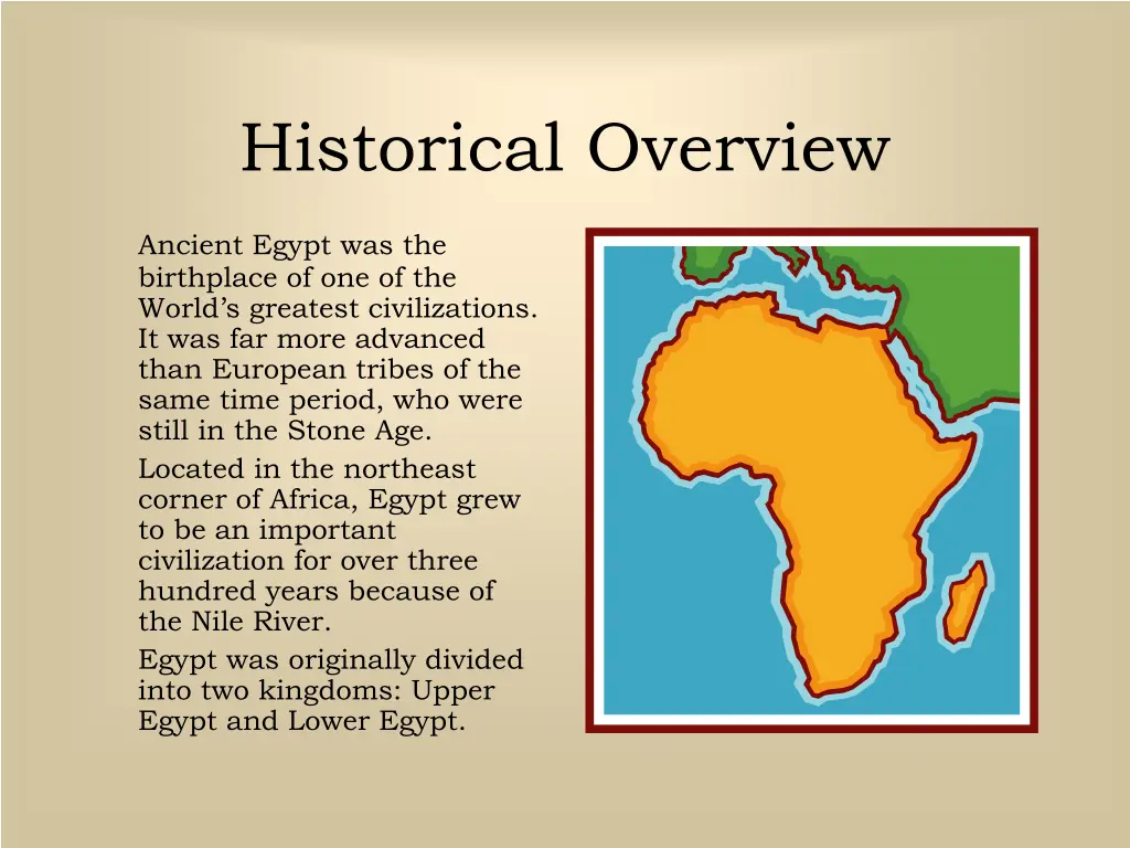 historical overview