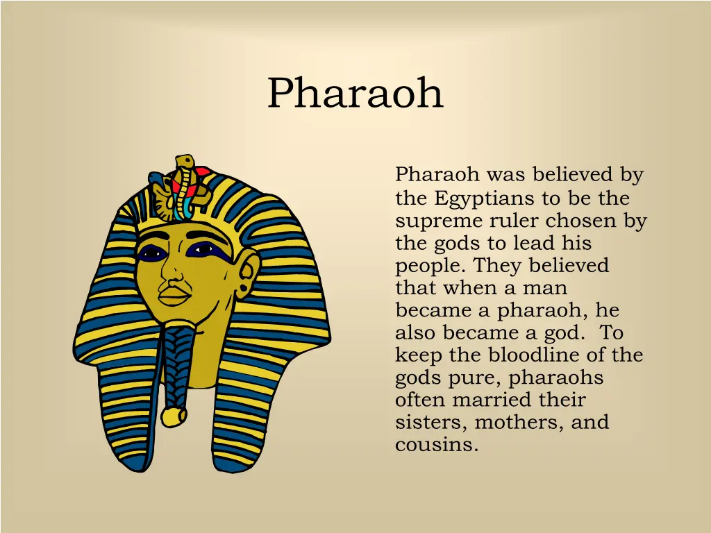 pharaoh