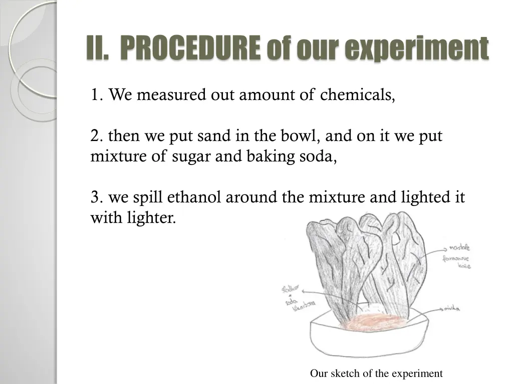 ii procedure ofourexperiment