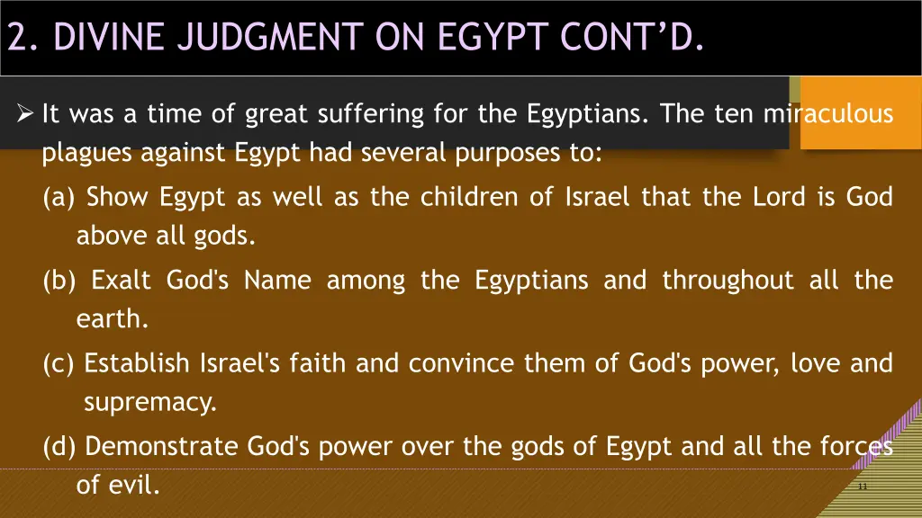 2 divine judgment on egypt cont d 2