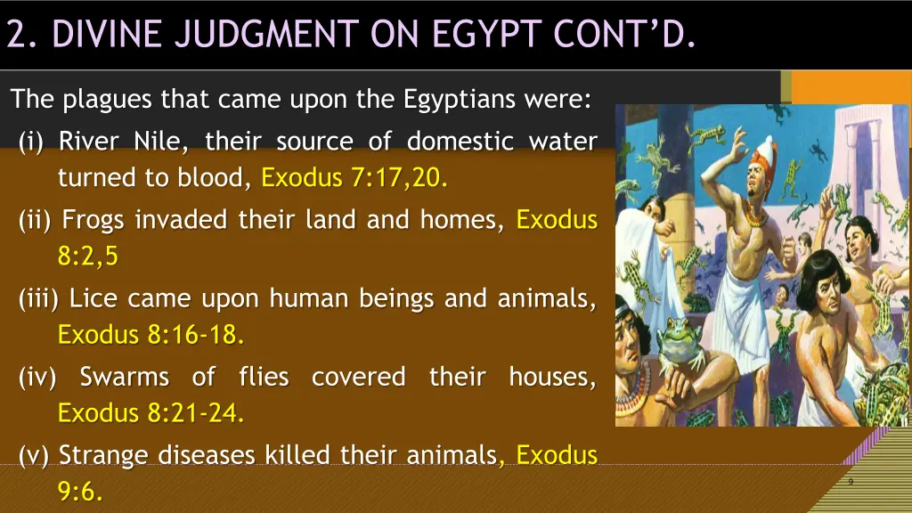 2 divine judgment on egypt cont d