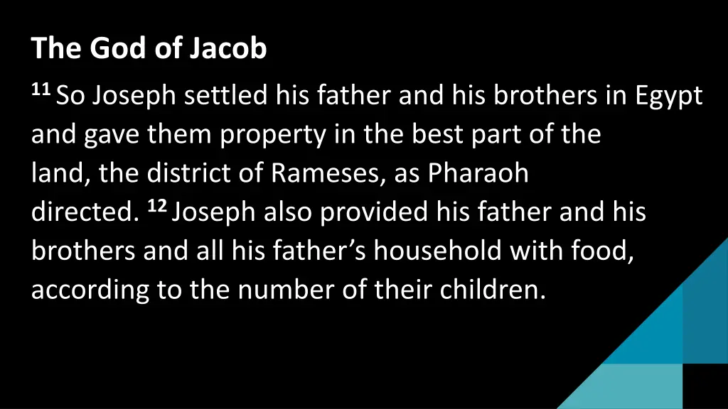 the god of jacob 4