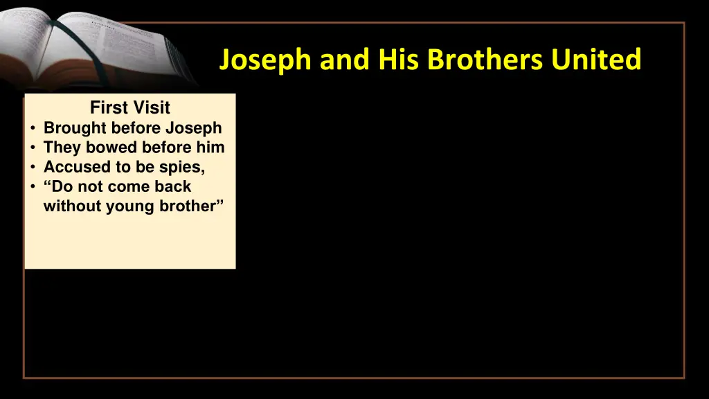 joseph and his brothers united 1