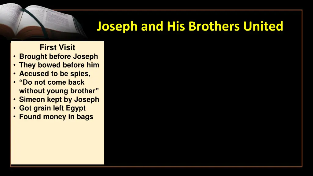 joseph and his brothers united 2