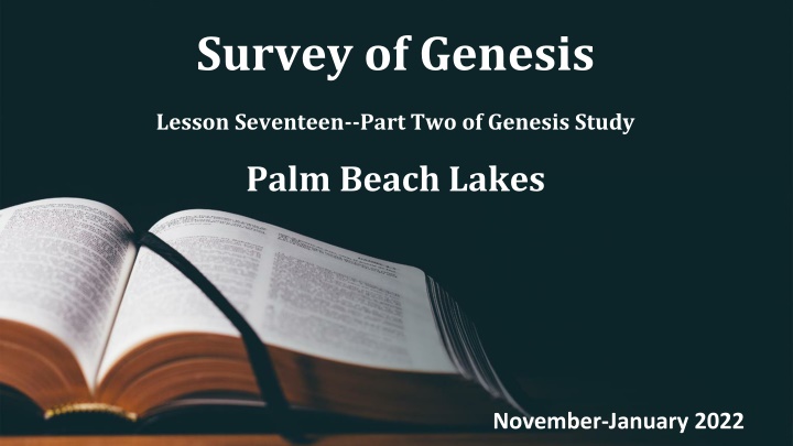 survey of genesis