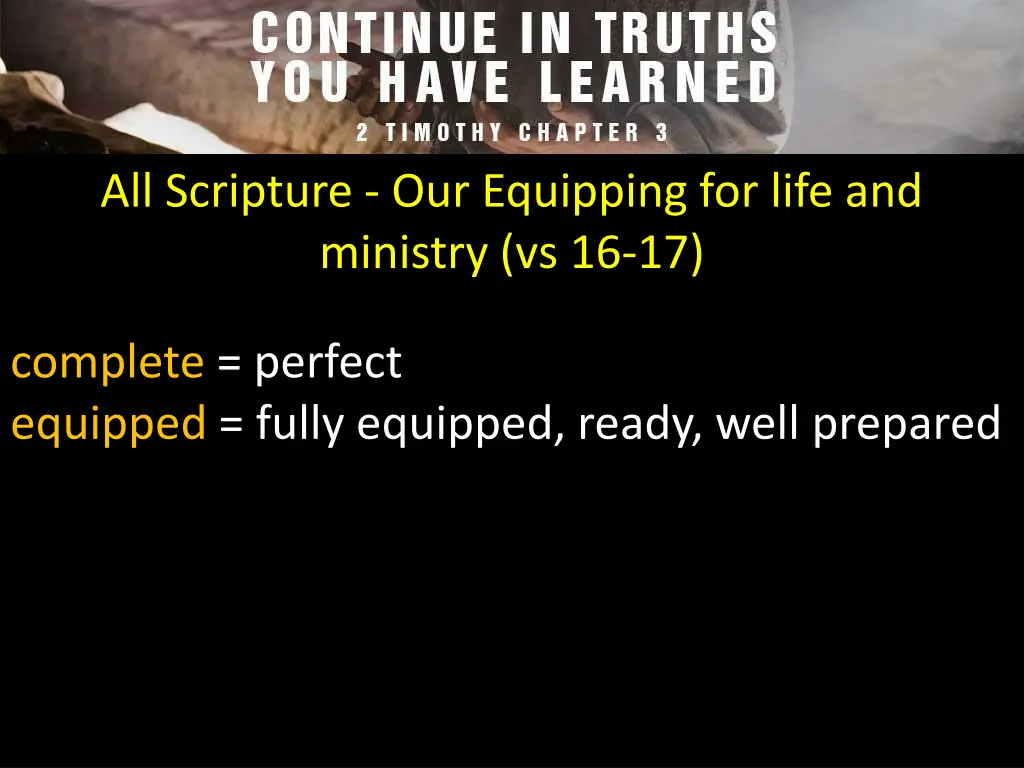 all scripture our equipping for life and ministry 2