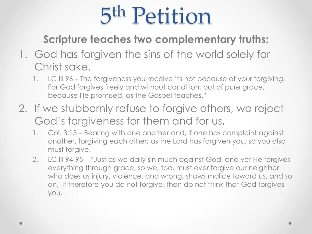 5 th petition 3