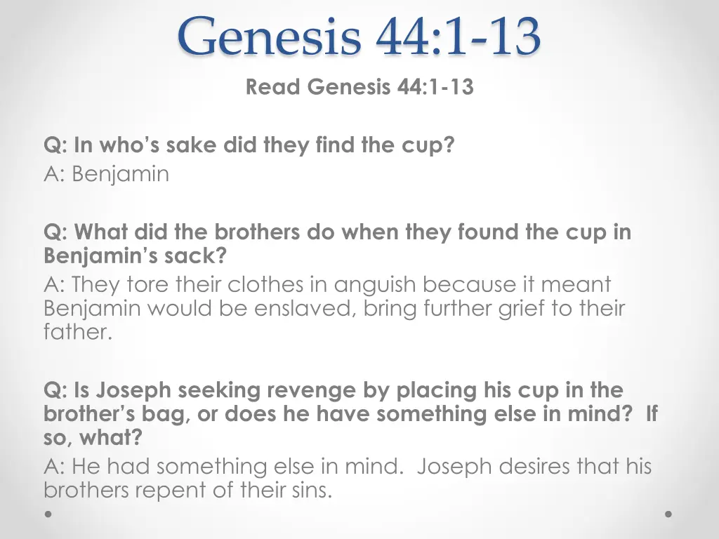 genesis 44 1 13 read genesis 44 1 13