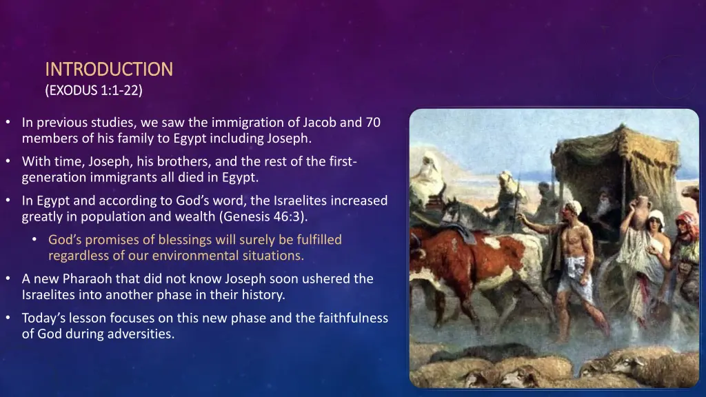 introduction introduction exodus 1 1 exodus 1 1 22