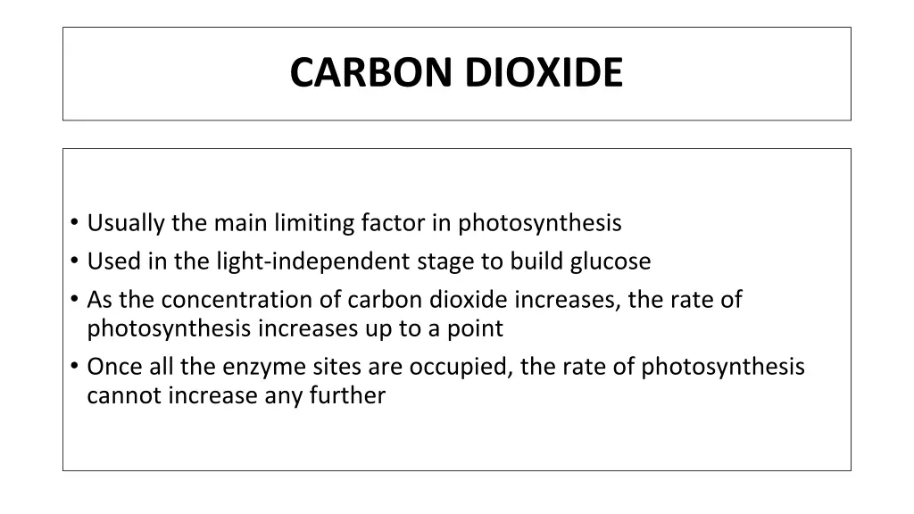 carbon dioxide