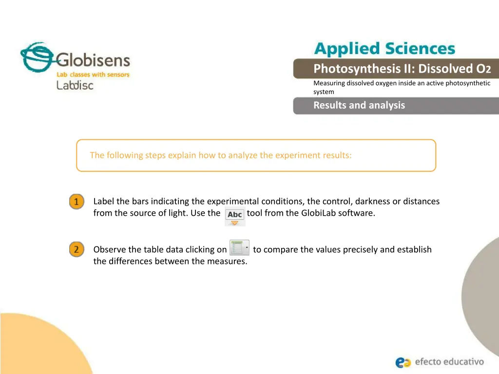 photosynthesis ii dissolved o 2 measuring 14