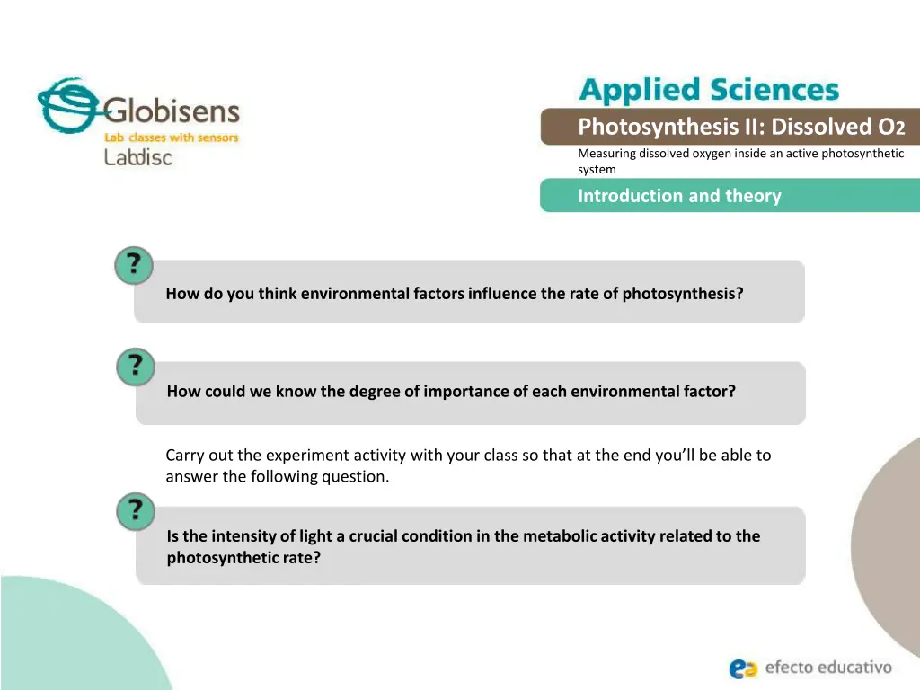 photosynthesis ii dissolved o 2 measuring 2