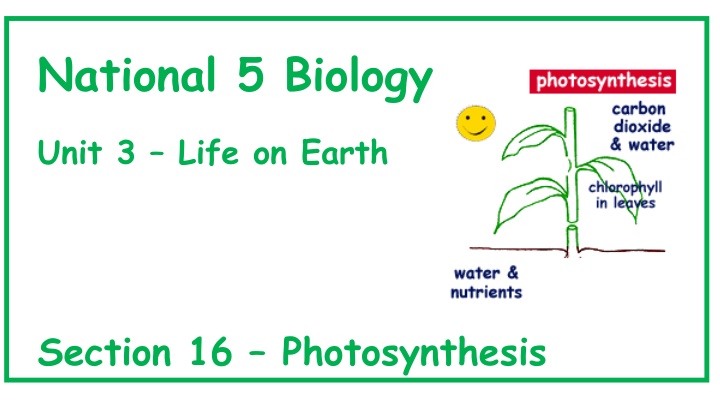 national 5 biology