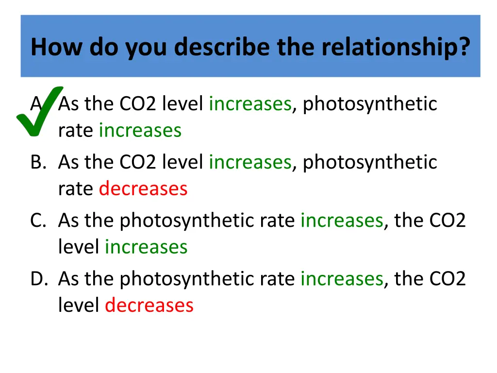 how do you describe the relationship 1