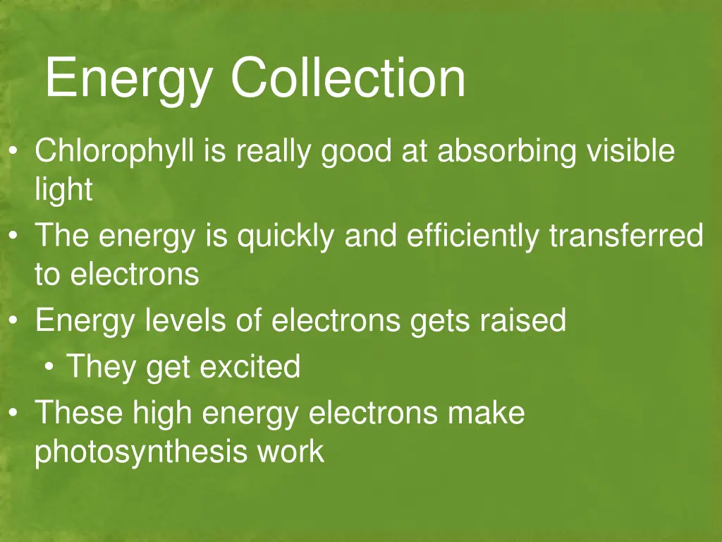 energy collection