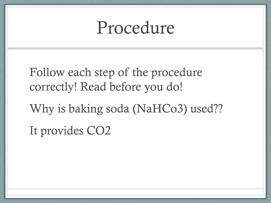 procedure