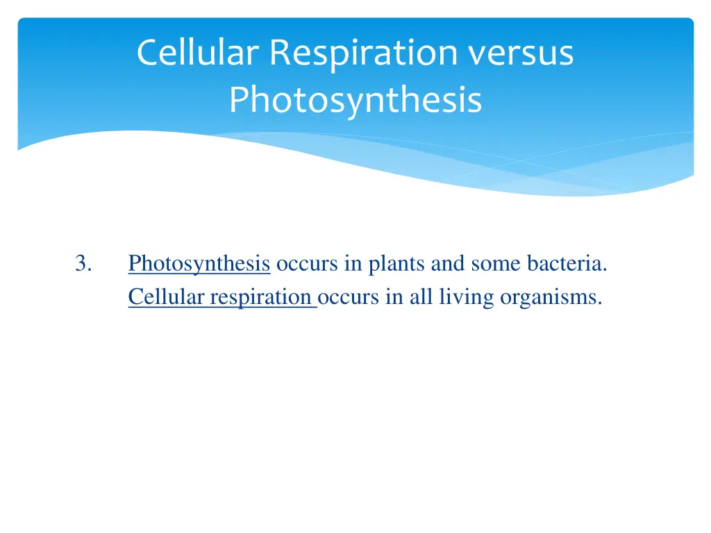 cellular respiration versus photosynthesis 4