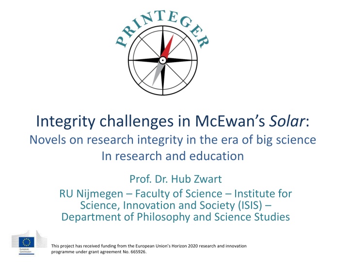 integrity challenges in mcewan s solar novels