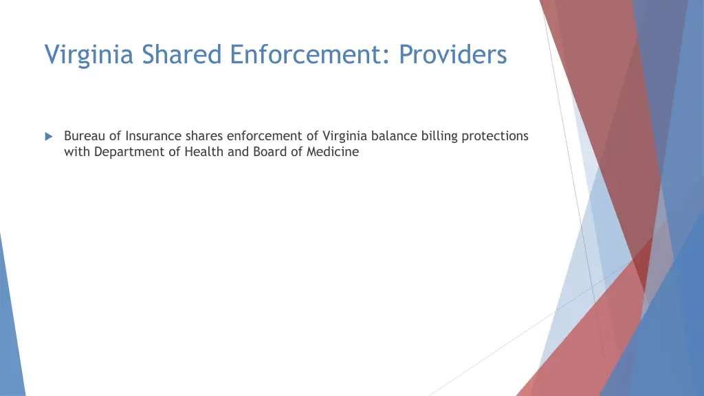 virginia shared enforcement providers