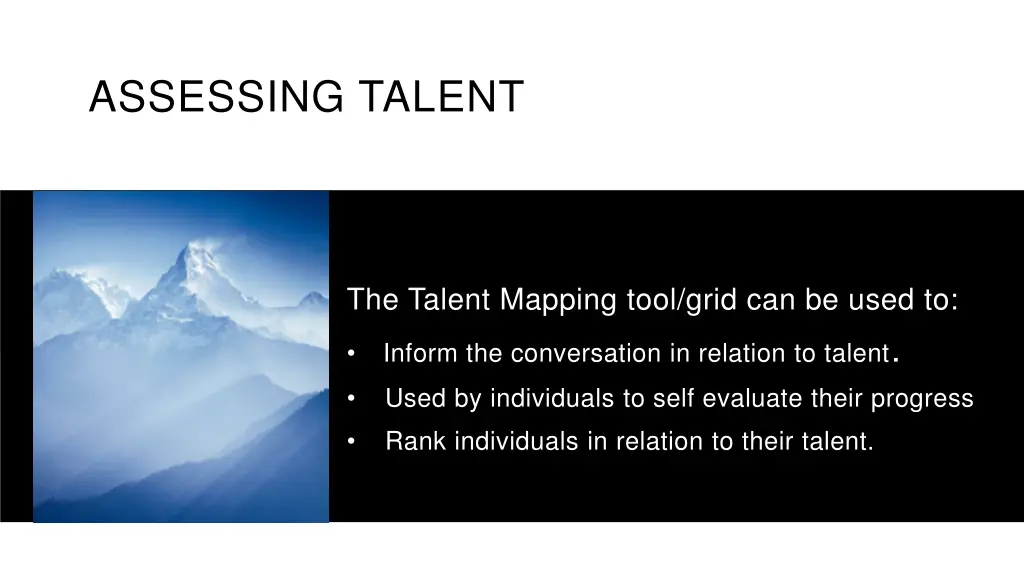 assessing talent