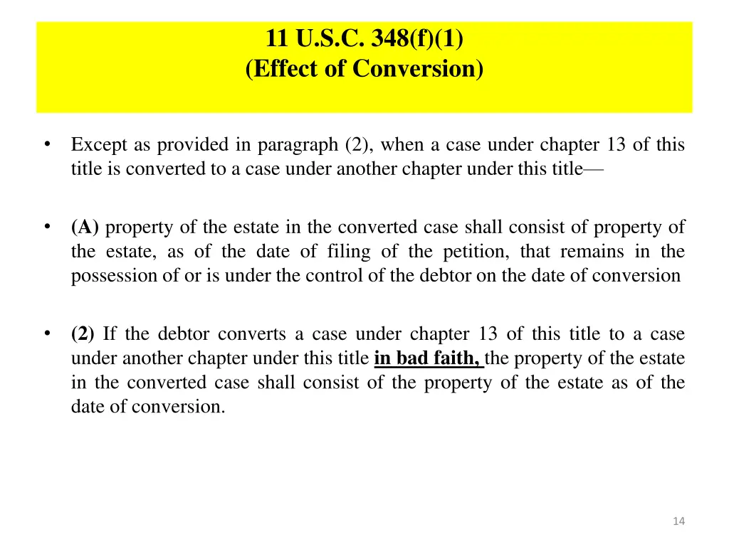 11 u s c 348 f 1 effect of conversion