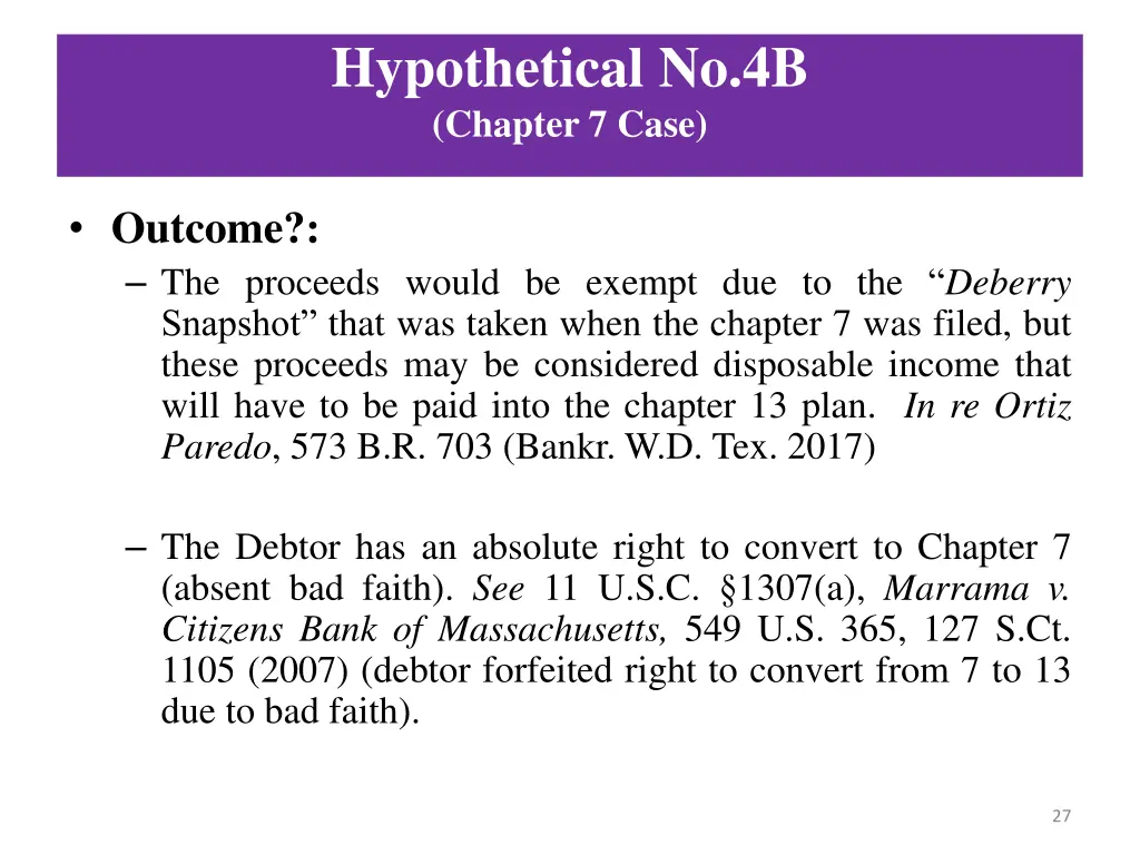 hypothetical no 4b chapter 7 case