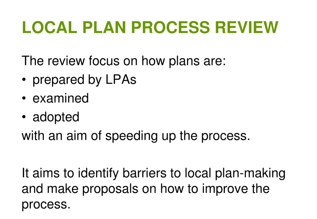 local plan process review 1