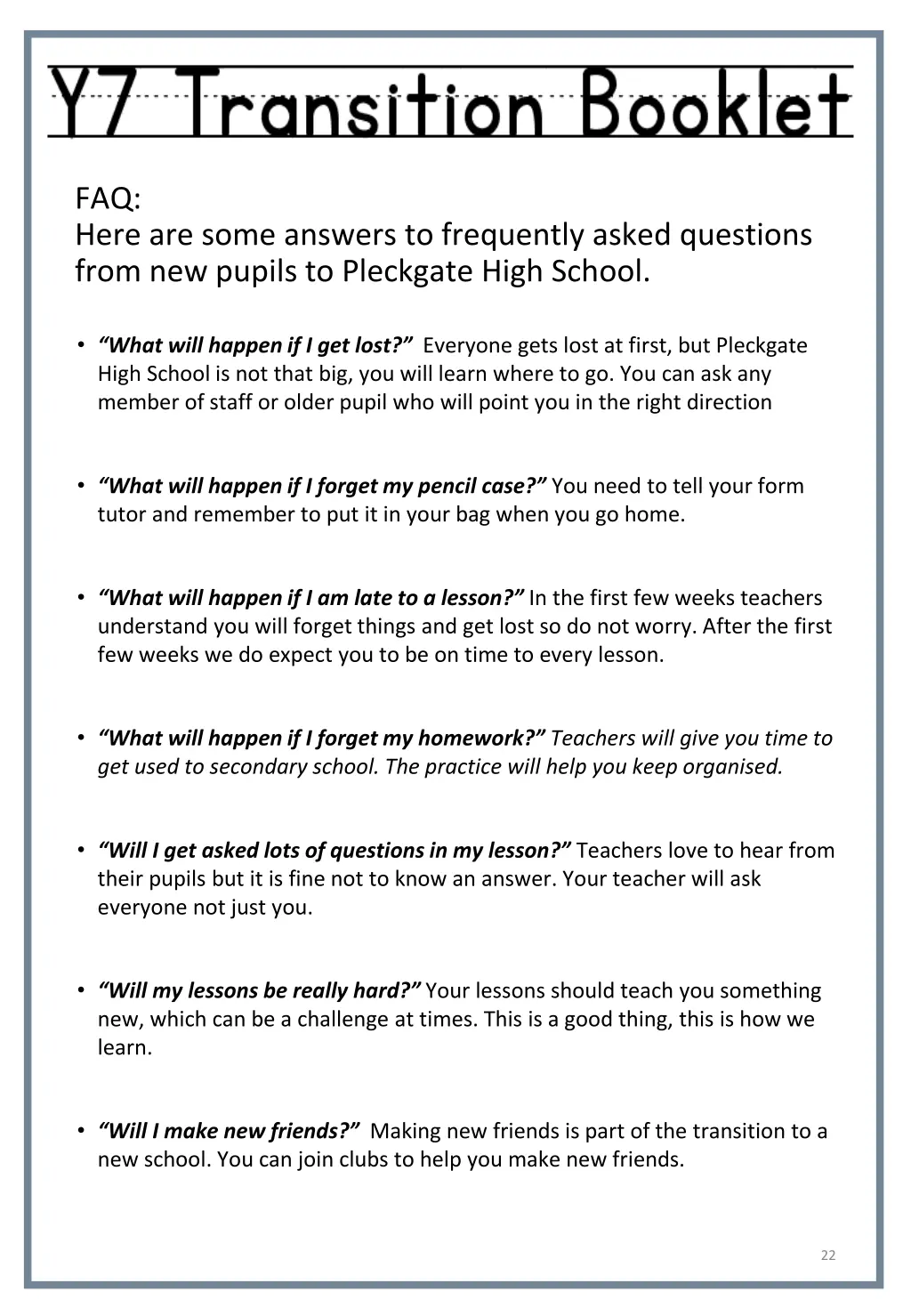 faq here are some answers to frequently asked