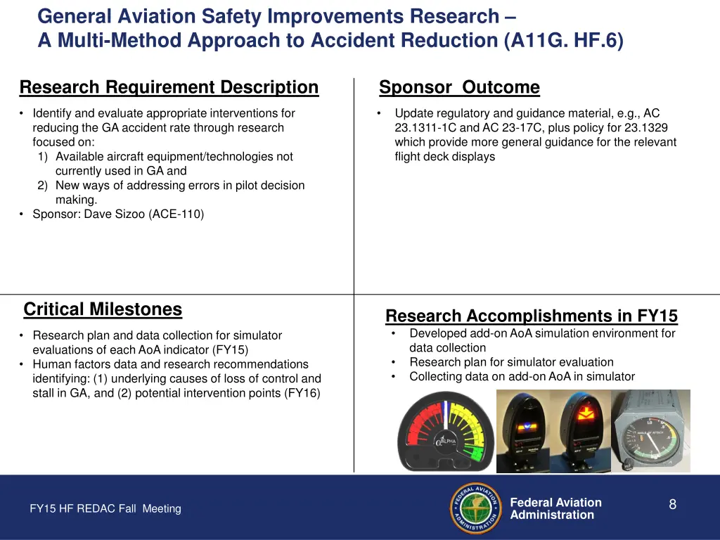 general aviation safety improvements research