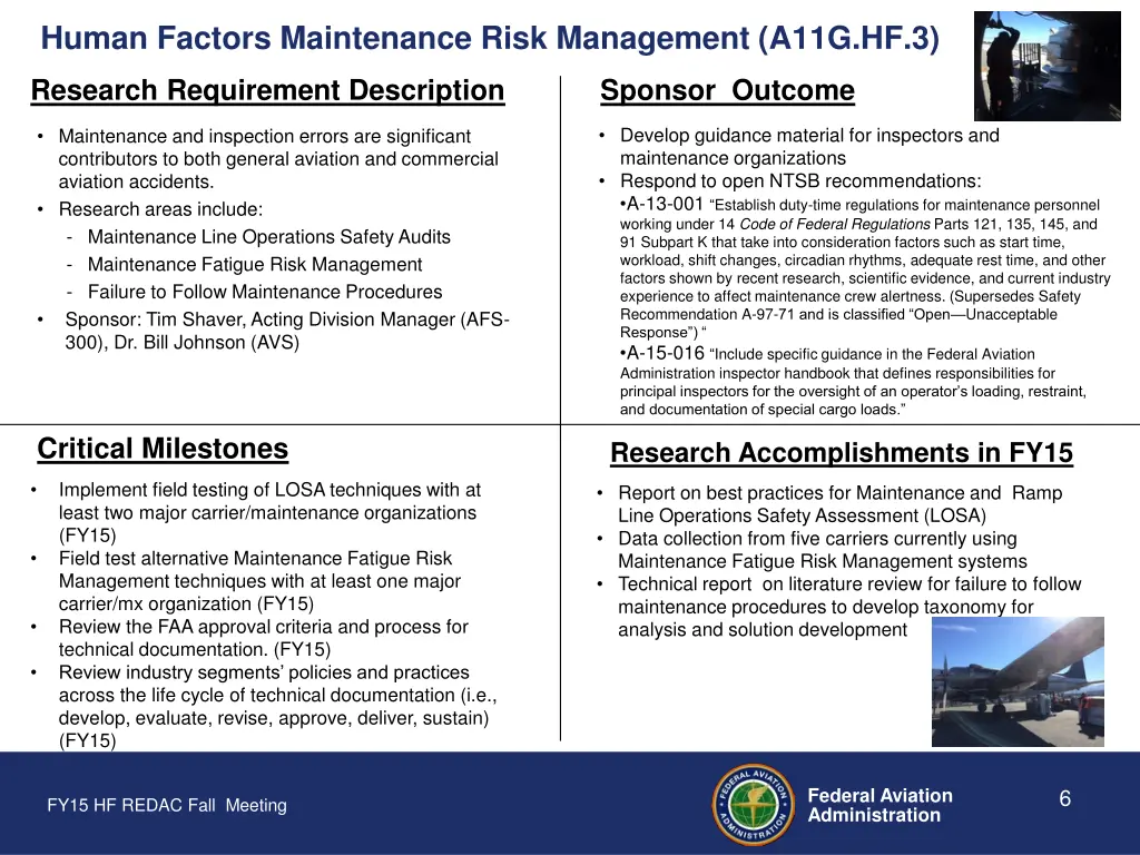 human factors maintenance risk management a11g