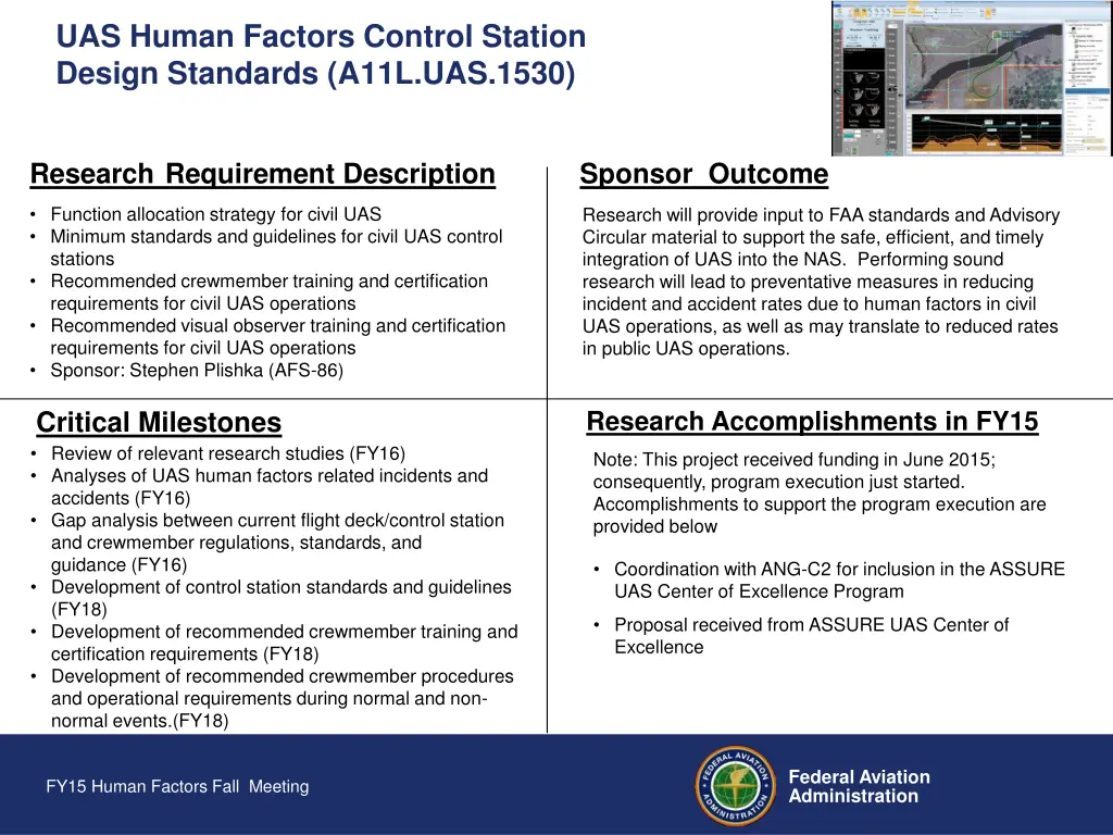 uas human factors control station design