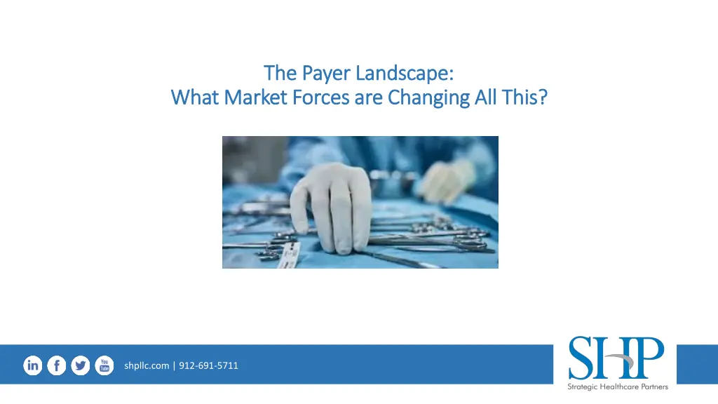 the payer landscape the payer landscape what