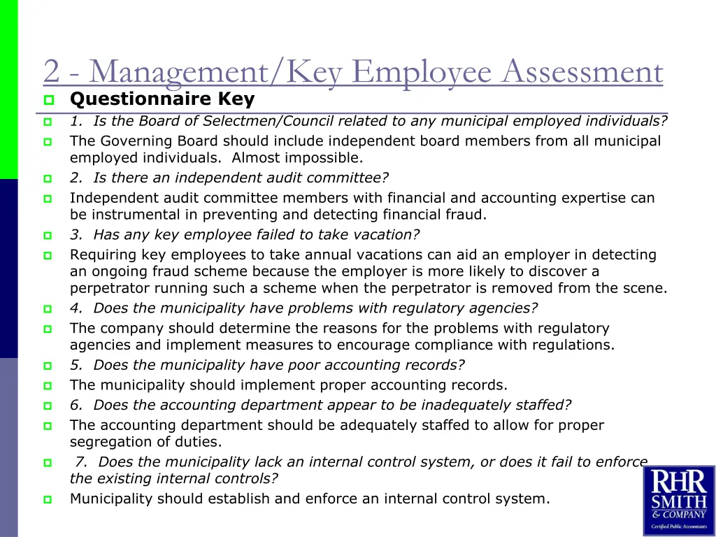 2 management key employee assessment